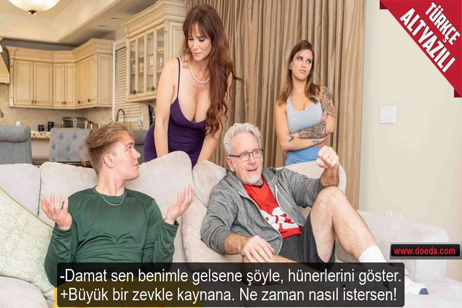 Üvey Kızını Her Fırsatta Siken Damada Amını Siktiren Kaynana