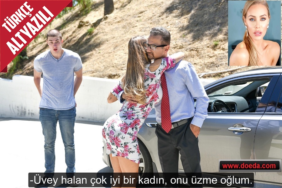 Babasının Seksi Arkadaşını Yarağında Konuk Edip Orgazm İkram Etti