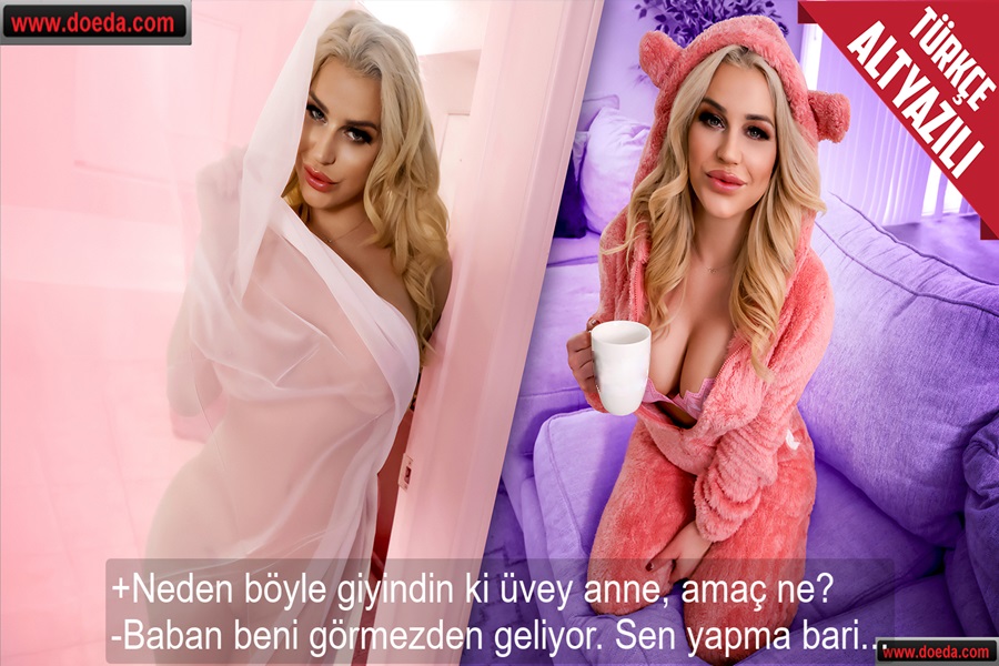 Şirin ve Tatlı Kostümler Giyen Yeni Üvey Annesini İlgi Manyağı Yaptı